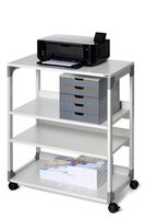 Durable Multifunctionele wagen, systeemtrolley Grijs (b x h x d) 750 x 879 x 432 mm 371110 1 stuk(s) - thumbnail