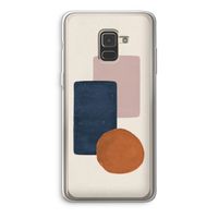 Geo #3: Samsung Galaxy A8 (2018) Transparant Hoesje