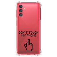 Samsung Galaxy A13 5G | A04s Anti Shock Case Finger Don't Touch My Phone - thumbnail