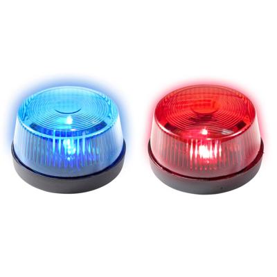 LED Zwaailampen blauwe en rode politie - 2 stuks - zwaailichten met sirene - 7 cm LED Zwaailampen blauwe en rode politie - 2 stuks - zwaailichten met sirene - 7 cm
