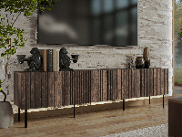 Tv-meubel TAKKO 200 cm walnoot bruin