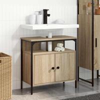 Badkamerkast Beige 60 x 30 x 60 cm Bewerkt hout