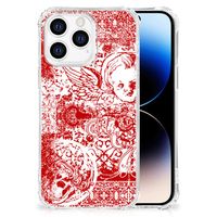 Extreme Case iPhone 14 Pro Angel Skull Rood - thumbnail