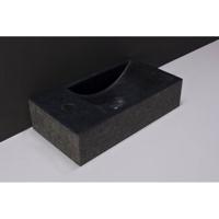 Fontein Forzalaqua Venetia Graniet Gezoet En Gebrand Zonder Kraangat Links 40x22x10 cm Forzalaqua