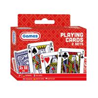 Grafix Klasssieke Speelkaarten, 2 Sets
