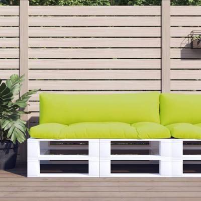Palletkussens 2 st stof felgroen