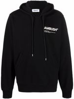 AMBUSH hoodie à logo imprimé - Noir