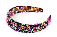 Haarband pailletten hoofdband rood