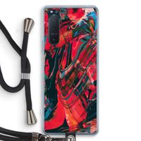 Endless Descent: Sony Xperia 5 II Transparant Hoesje met koord
