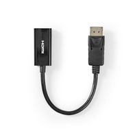 Nedis DisplayPort-Kabel | DisplayPort Male | HDMI Output | 0.2 m | 50 stuks - CCGT37150BK02 CCGT37150BK02