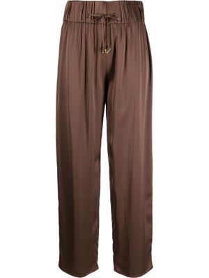 AERON pantalon Aurella à lien de resserrage - Marron