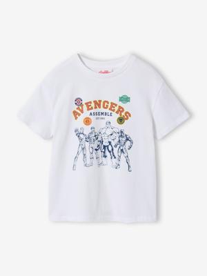 T-shirt AVENGERS korte mouwen jongen wit