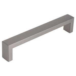 Starx meubelgreep rechthoekig Gunmetal - 12 x 12 x 192 mm