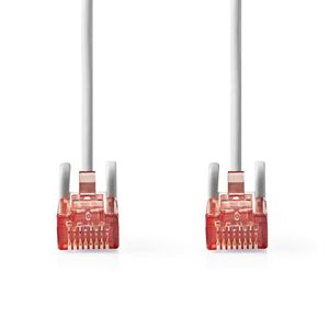 CAT6-kabel | RJ45 Male | RJ45 Male | U/UTP | 10.0 m | Rond | PVC | Grijs | Label