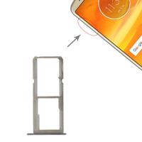 SIM-kaart lade + SIM-kaart lade + micro SD-kaart lade voor Motorola Moto E5 plus (zwart)
