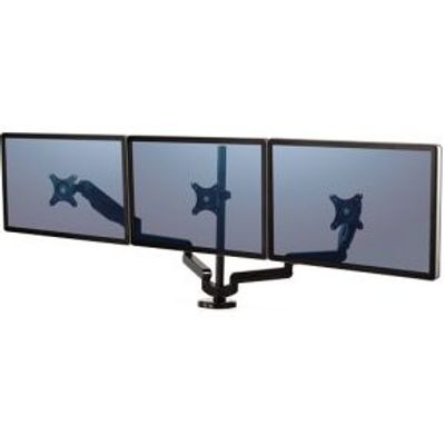 Fellowes 8042601 Klem/doorvoer Zwart flat panel bureau steun