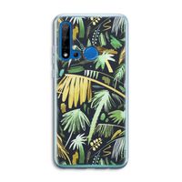 Tropical Palms Dark: Huawei P20 Lite (2019) Transparant Hoesje