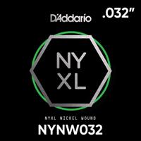 D'Addario NYNW032 NYXL Nickel Wound Elektrische Losse Snaar .032