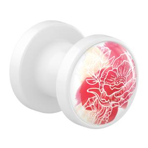 Tunnel met La vie en rouge Acryl Tunnels & Plugs