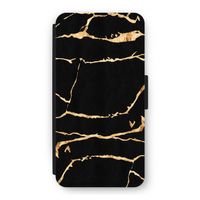 Gouden marmer: iPhone 12 Flip Hoesje