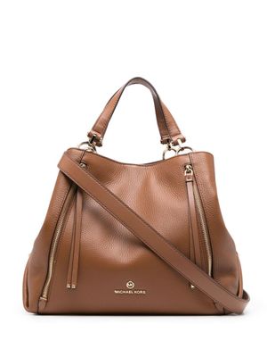 Michael Michael Kors sac cabas à plaque logo - Marron