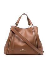 Michael Michael Kors sac cabas à plaque logo - Marron