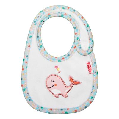 Heless Poppen slabbetje roze walvis