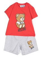 Moschino Kids barboteuse Teddy Bear en coton - Rouge