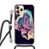 Cosmic Silence: iPhone 11 Pro Transparant Hoesje met koord