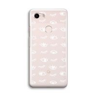 Eye pattern #3: Google Pixel 3 Transparant Hoesje
