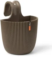 Capi nature groove bol balkonbak 21x28 cm taupe