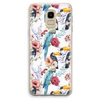 Bloemen tukan: Samsung Galaxy J6 (2018) Transparant Hoesje Bloemen tukan: Samsung Galaxy J6 (2018) Transparant Hoesje