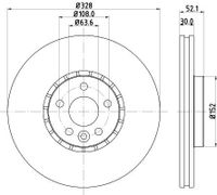 Remschijf 8DD355129141
