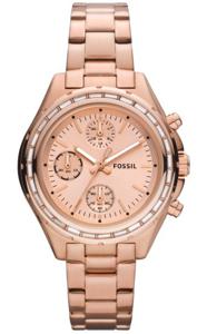 Horlogeband Fossil CH2826 Roestvrij staal (RVS) Rosé 16mm