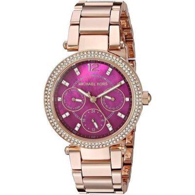 Michael Kors Dames Mini Parker Rosegoudkleurig horloge MK6403