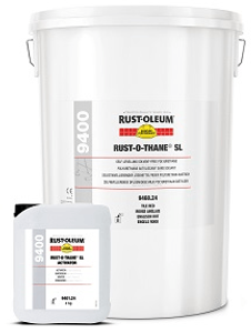 rust-oleum rust-o-thane sl polyurethaan gietvloer ral 7001 staalgrijs set 24 kg