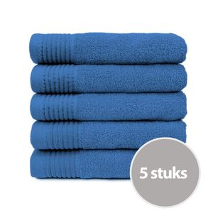 The One Handdoek 50x100 cm 450gram Azure Aqua (5 stuks)