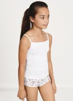 Name it 2-pak meisjes hemdjes - Spaghetti bandjes - Kinder basic katoenen onderhemd