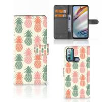 Motorola Moto G60 | Book Cover | Ananas