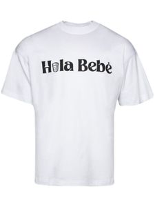 BLUE SKY INN t-shirt Hola Bebé en coton biologique - Blanc