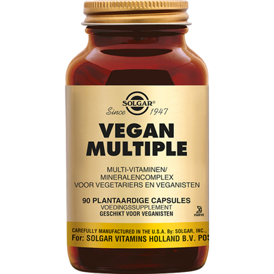 Solgar Vegan Multiple Multivitamine voor Veganisten Capsules