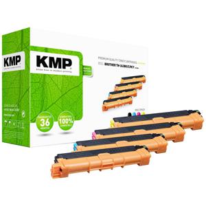 KMP Toner vervangt Brother TN-243BK, TN-243C, TN-243M, TN-243Y, Mulitipack TN-243BKCMY Compatibel Combipack Zwart, Cyaan, Magenta, Geel 1000 bladzijden B-T09M