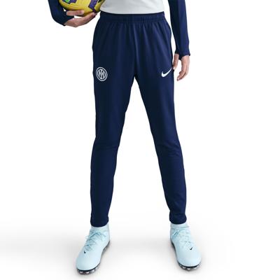 Nike Inter Milan Strike Trainingsbroek 2025-2026 Kids Donkerblauw Wit