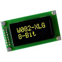 DISPLAY VISIONS OLED-display Geel-groen 5.55 mm 3.3 V, 5 V Aantal cijfers: 2 EAW082-XLG - thumbnail