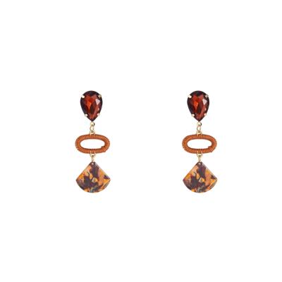 Day&Eve Bungelende Oorbellen Slice Goud