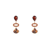 Day&Eve Bungelende Oorbellen Slice Goud Day&Eve Bungelende Oorbellen Slice Goud