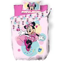 Disney Minnie Mouse Dekbedovertrek, Happy - Eenpersoons - 140 x 200 cm - Polycotton - thumbnail