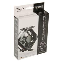 NoiseBlocker BlackSilent Pro P-P PC-ventilator Zwart (b x h x d) 80 x 80 x 25 mm