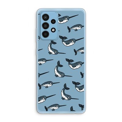 Narwhal: Samsung Galaxy A52 Transparant Hoesje