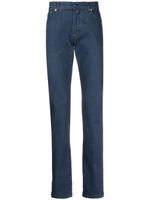 Kiton pantalon chino à coupe slim - Bleu